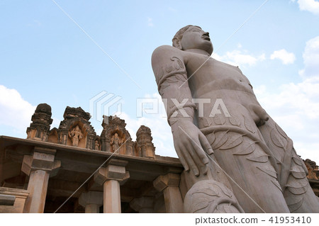 Monolithic statue of Bahubali Shravanbelgola  41953410