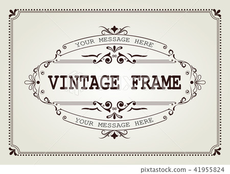 vintage frame vintage frame 41955824