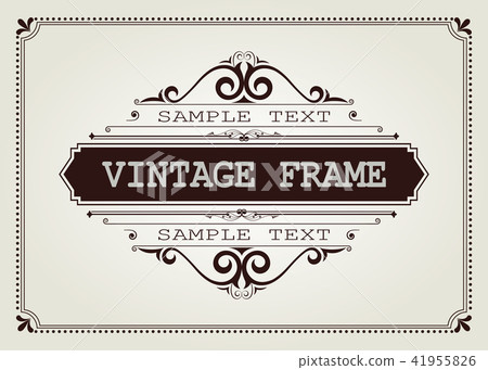vintage frame vintage frame 41955826