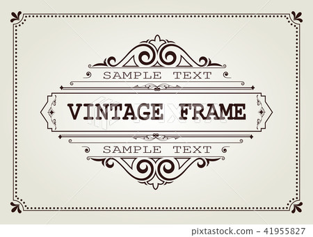 vintage frame vintage frame 41955827
