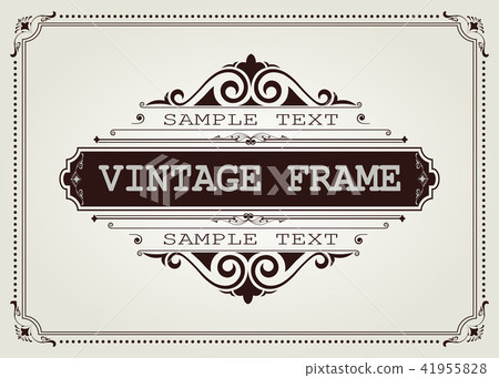 vintage frame vintage frame 41955828