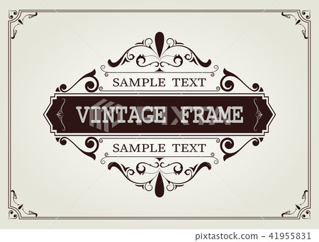 vintage frame 41955831