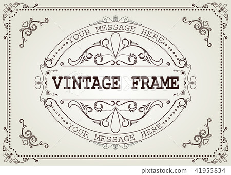 vintage frame vintage frame 41955834