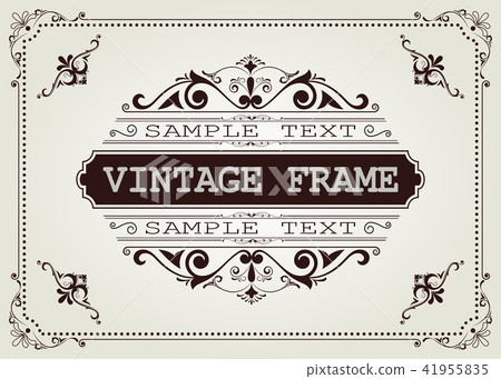 vintage frame vintage frame 41955835
