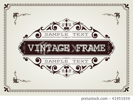 vintage frame vintage frame 41955839