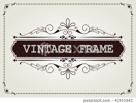 vintage frame vintage frame 41955842