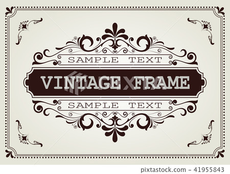 vintage frame 41955843