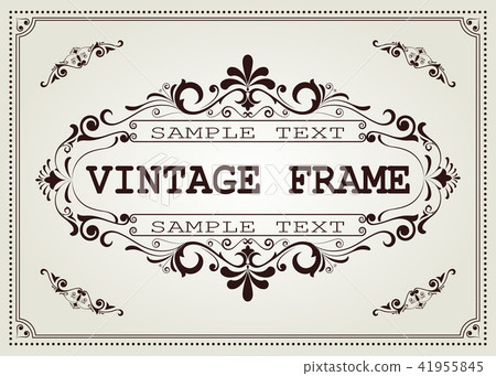 vintage frame vintage frame 41955845