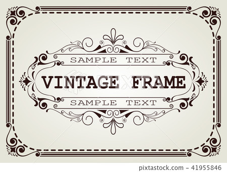 vintage frame 41955846