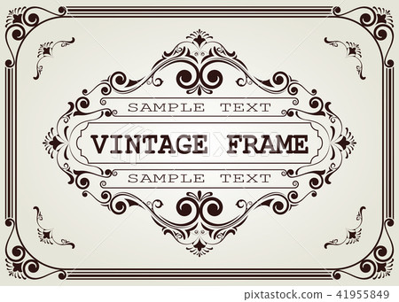 vintage frame vintage frame 41955849