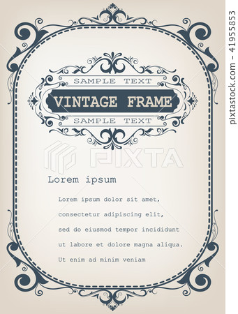 vintage frame vintage frame 41955853