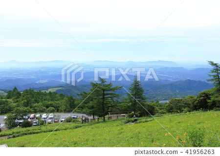 A bird's-eye view from the Koga Kogen in early summer A bird's-eye view from the Koga Kogen in early summer 41956263