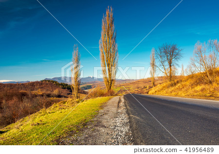 new asphalt road in to the mountains 41956489