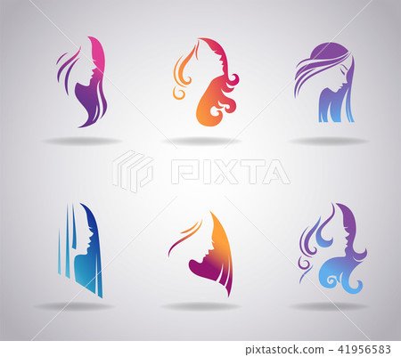 Girls portraits with long beautiful hair Girls portraits with long beautiful hair 41956583