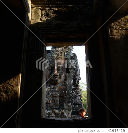 CAMBODIA SIEM REAP ANGKOR THOM BAYON TEMPLE 41957419