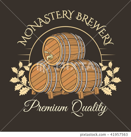 Old barrels logo Old barrels logo 41957563