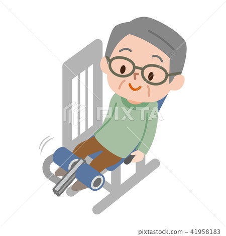 大腿肌肉Tr高級男性 大腿肌肉Tr高級男性 41958183