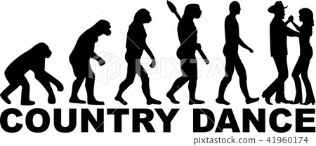 Evolution country dancing Evolution country dancing 41960174