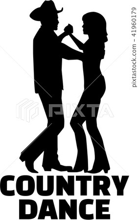 Country dance couple Country dance couple 41960179