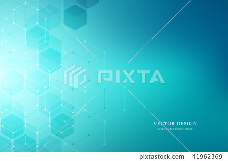 Vector medical background from hexagons.... - Stock Illustration ...