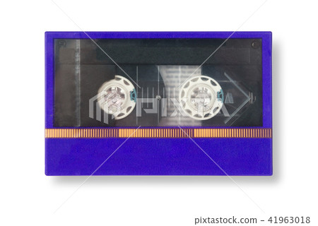 Old blue cassete in box 41963018