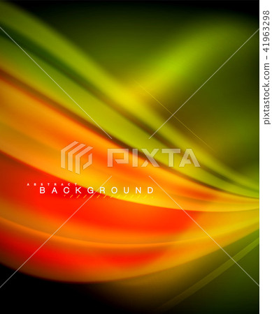 Neon holographic fluid color wave for web, wallpaper, pattern, texture and background 41963298