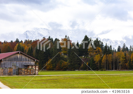 Autumn color typhoon bird's eye disaster agriculture countryside alps border Europe Europe free relaxation romantic Autumn color typhoon bird's eye disaster agriculture countryside alps border Europe Europe free relaxation romantic 41963816