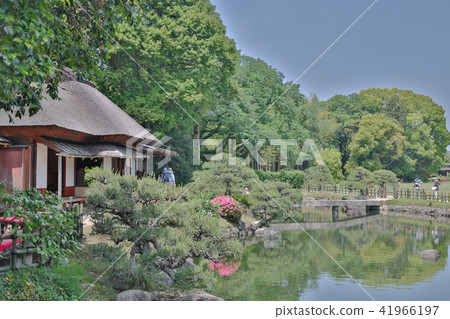 Korakuen; Japanese garden in Okayama; Japan 41966197