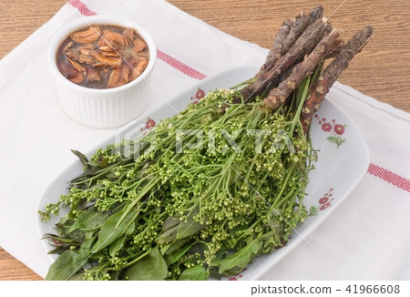 Thai Food of Delicious Neem with Sweet Sauce 41966608