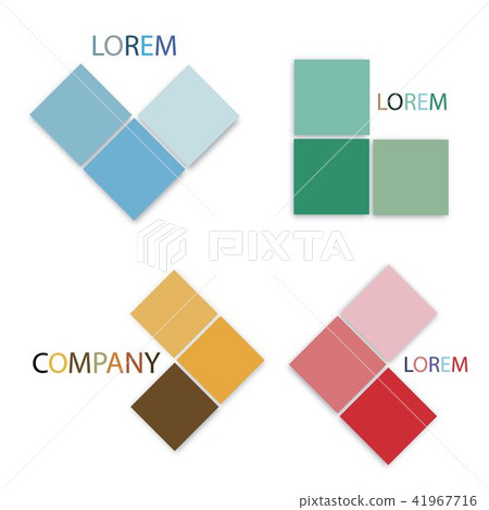 Set of Logos Elements Templates for Business 41967716