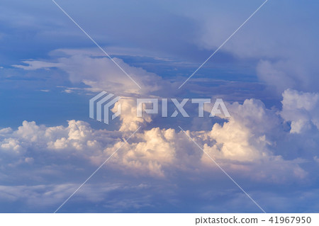 Blue sky and natural white cloud Blue sky and natural white cloud 41967950