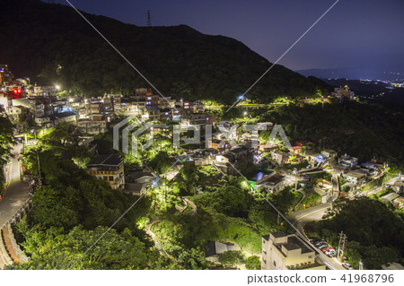 Night view of Taiwan, Chiufen Night view of Taiwan, Chiufen 41968796