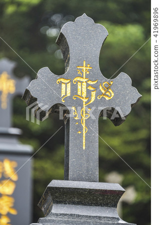 Catholic cemetery tombstone cross 41969896