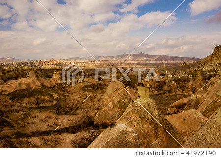Rock formation in Cappadocia of Turkey 41972190