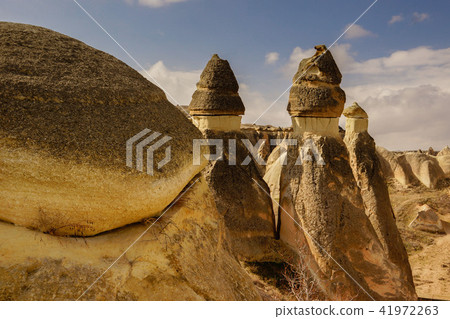 Rock formation in Cappadocia of Turkey 41972263