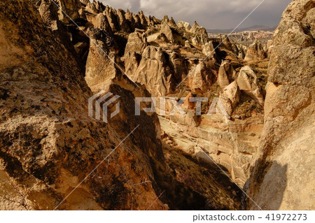 Rock formation in Cappadocia of Turkey 41972273