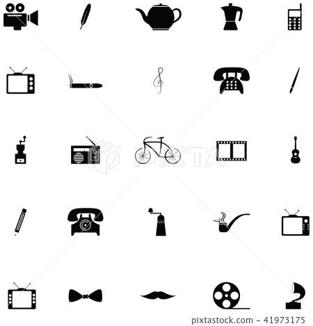 classic icon set - Stock Illustration [41973175] - PIXTA