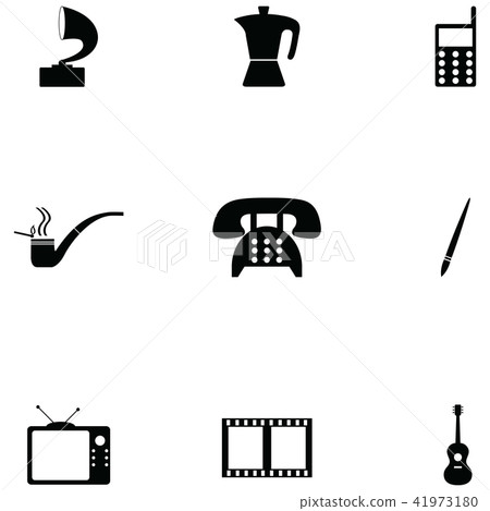 classic icon set - Stock Illustration [41973180] - PIXTA