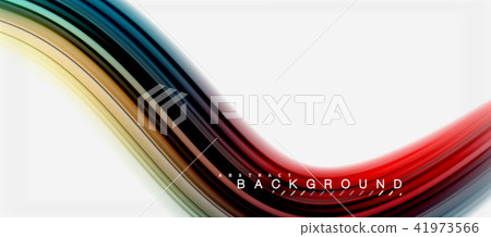 Rainbow fluid abstract swirl shape, twisted liquid colors design, colorful marble or plastic wavy Rainbow fluid abstract swirl shape, twisted liquid colors design, colorful marble or plastic wavy 41973566