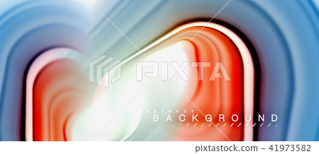 Rainbow fluid abstract swirl shape, twisted liquid colors design, colorful marble or plastic wavy Rainbow fluid abstract swirl shape, twisted liquid colors design, colorful marble or plastic wavy 41973582