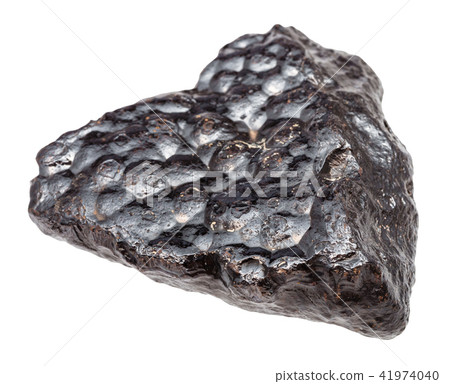 raw Hematite (Kidney Ore) stone isolated 41974040