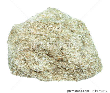 rough muscovite greisen rock isolated 41974057