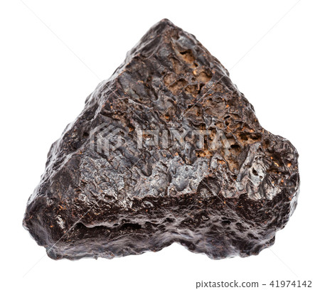 raw Hematite stone isolated on white raw Hematite stone isolated on white 41974142