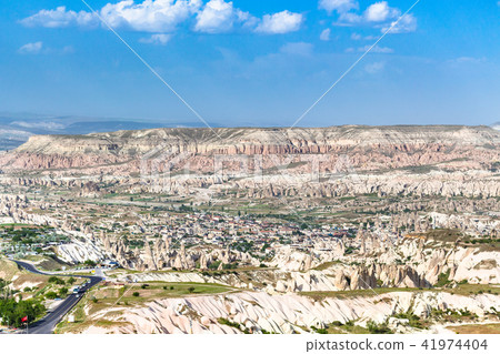 mountain valley in Nevsehir Province in Cappadocia mountain valley in Nevsehir Province in Cappadocia 41974404