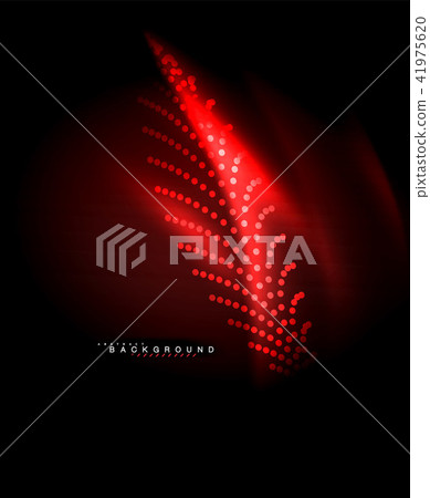 Neon glowing techno lines, hi-tech futuristic abstract background template with square shapes Neon glowing techno lines, hi-tech futuristic abstract background template with square shapes 41975620