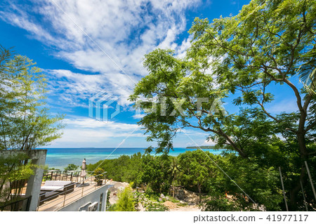 從保和島，菲律賓的氏族紀念碑看見的海和天空（廣角） 41977117