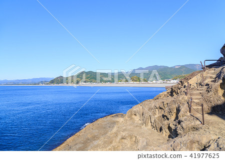 World heritage Onigajo rocks illuminated by Chaoyang World heritage Onigajo rocks illuminated by Chaoyang 41977625