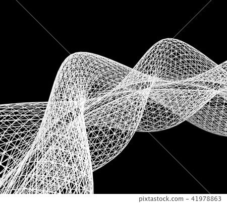 Wireframe background with mathematical expressions 41978863