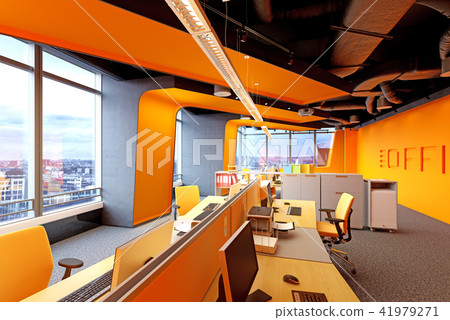 modern  office interior. 41979271