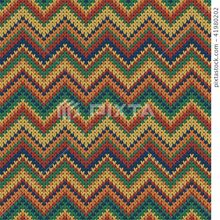 Knitted orange background 41980202
